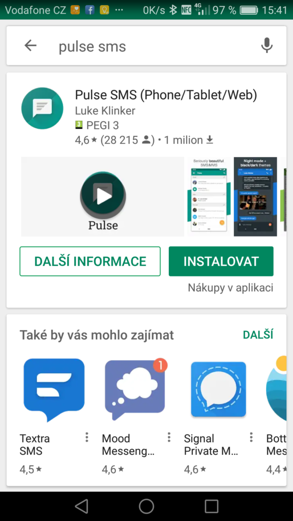 Obrázek: Jak naplánovat odeslání SMS a odložit odeslání zprávy na později?