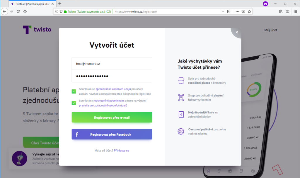 Obrázek: Recenze Twisto: Zkušenosti s českou aplikací a kreditkou pro lepší platby