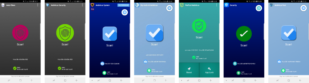 Obrázek: Dvě třetiny antivirových programů pro Android neodhalí ani 30 % virů z minulého roku. Uspěly velké firmy Obrázek: Dvě třetiny antivirových programů pro Android neodhalí ani 30 % virů z minulého roku. Uspěly velké firmy