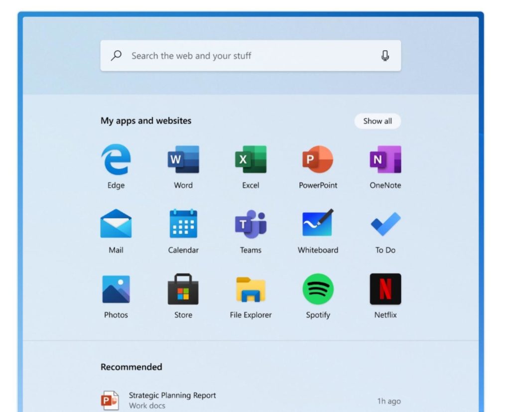Obrázek: Windows 10X: Chystaný systém zkombinuje mobilní a klasický vzhled Obrázek: Windows 10X: Chystaný systém zkombinuje mobilní a klasický vzhled