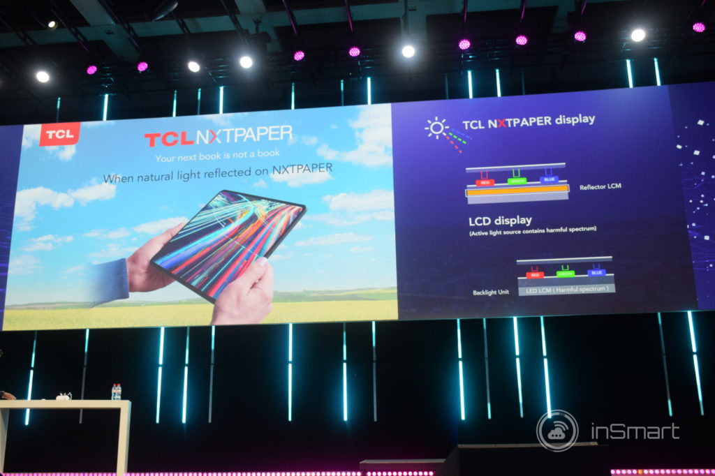 Obrázek: TCL chce přinášet inovace. Jedním z konceptů je tablet nepotřebující podsvícení
