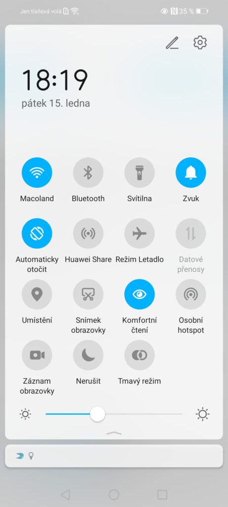Obrázek: Čtení knih na mobilu? Honor používá funkci eBook simulující displeje čteček knih