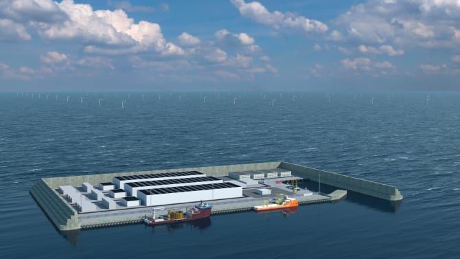 Obrázek: Umělý ostrov na energii: Dánsko si postaví umělou větrnou farmu Obrázek: Umělý ostrov na energii: Dánsko si postaví umělou větrnou farmu