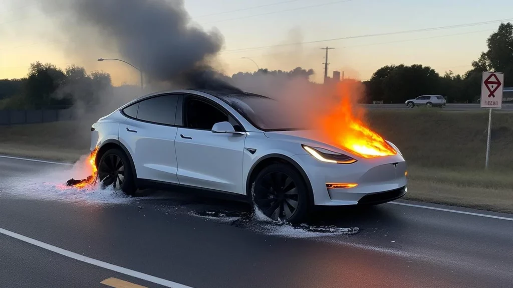 Obrázek: Hoříš, má Oktávko: Proč, když hoří spalováky, podezírají Češi elektromobily? Obrázek: Hoříš, má Oktávko: Proč, když hoří spalováky, podezírají Češi elektromobily?