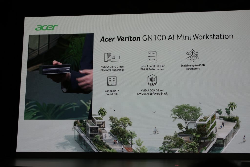 Obrázek: Acer vypustil AI bestii: Veriton GN100 nabízí výkon až 1 PFLOPS v krabičce o velikosti knihy