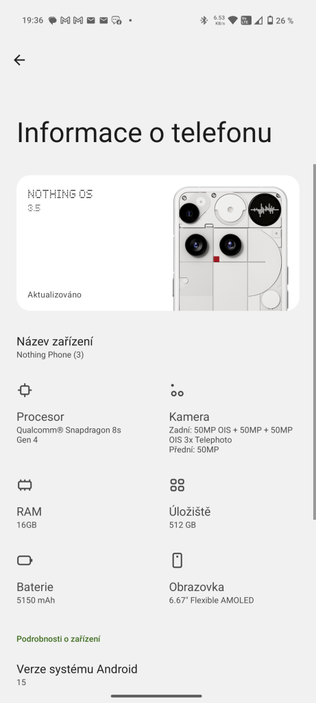 Obrázek: Recenze Nothing Phone (3): Krásná designovka, nebo předražený telefon?
