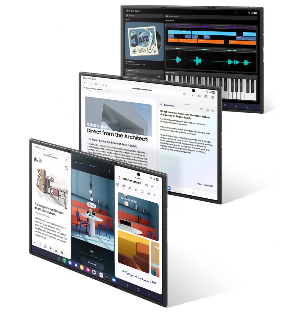 Obrázek: 10palcový tablet v kapse? Trojitá skládačka Samsung Z TriFold stojí jako ojeté auto