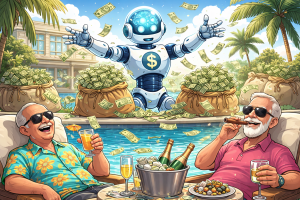 Život bez práce? Taková je představa technologických gigantů